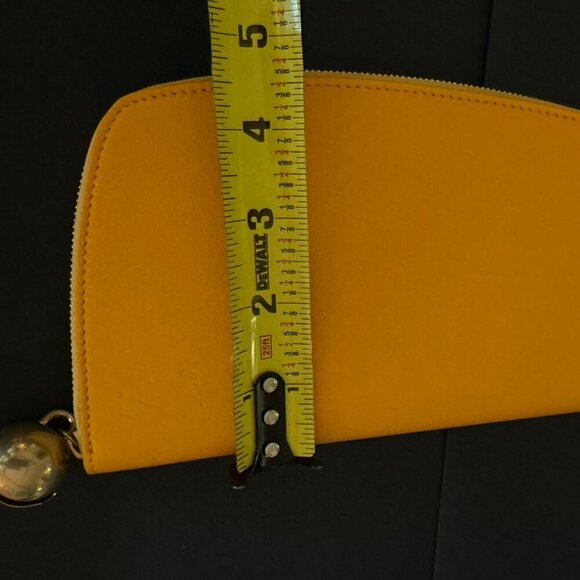 Burberry Women's Mimosa Orange Leather Large Shield Wallet - Picture 10 of 16